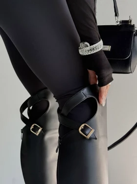 بوت ضربدی پشت زیپ