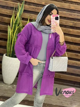 مانتو بابوس چین‌دار