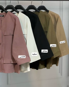 کت لینن پارچه وارداتی کد 4938