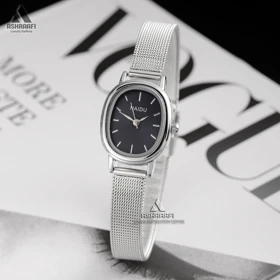 ساعت زنانه بند حصیری Naidu S40 (مشکی)