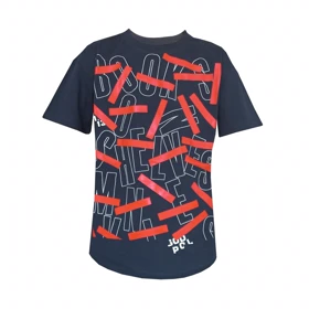 تیشرت آستین کوتاه پسرانه مدل شلوغ PJ1093