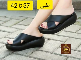 صندل روفرشی زنانه طبی رهاضربدری