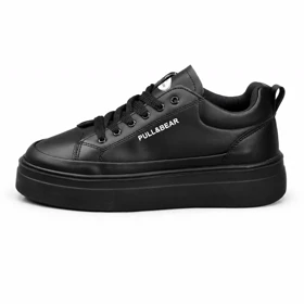 کفش کتانی مردانه مدل ونس پل اندبیر لژ دار مشکی Vans Pull Bear