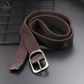 کمربند زنانه Woven Belt BL160 (قهوه‌ای)