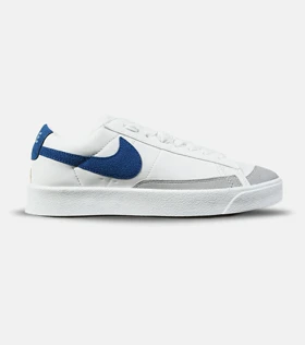کفش نایک مردانه و زنانه سفید آبی Nike Blazer Low 77 مدل 5798