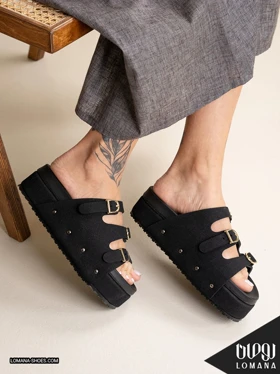 اسلیپر سه سگک لژدار لومانا - کد 2811