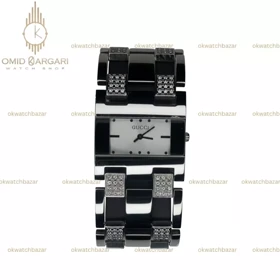 ساعت مچی گوچی صفحه سفید بدنه سیلور Gucci