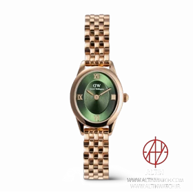 ساعت مچی زنانه دنیل ولینگتون (Daniel Wellington) مدل DW00100806 (کالکشن Ophelia Mini، صفحه سبز زمردی، بند رزگلد)
