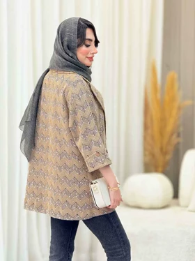 مانتو آستین پاکتی دلارام