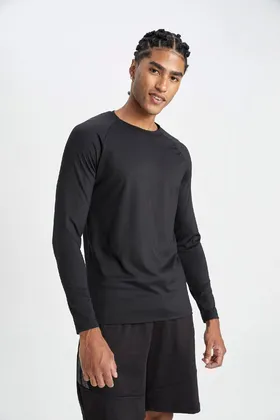 تیشرت آستین بلند ورزشی Fit Slim Fit C8370ax24hs C8370AX24HS