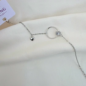 دستبند زنجیری تنیسی سیلور ژوپینگ