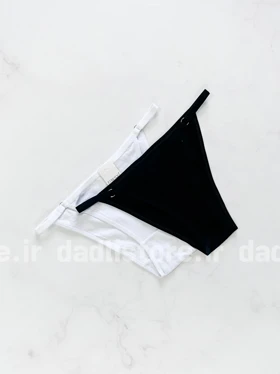شورت اسلیپ نخ پنبه سگک دار دایره