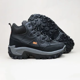 کفش ساق‌دار مردانه مشکی مدل JAX