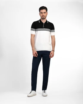 پولوشرت مردانه نیم زیپ کد 300/57