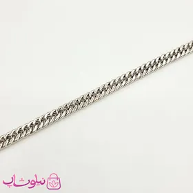 دستبند زنانه ظریف ژوپینگ طرح کارتیه نقره ای 18 سانت 4 میل