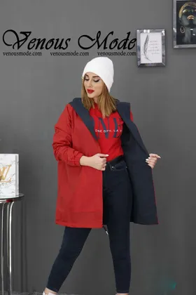 بارانی دورو کلاهدار