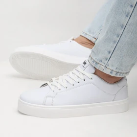 کفش و کتانی روزمره و راحتی مردانه مدل برشکا BERESHKA رنگ سفید کد 41254