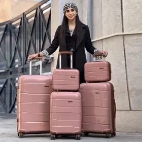 چمدان وارداتی مونزا مدل MONZA - MNZ837 SERIES سری 4 عددی (به همراه چمدان آرایشی هدیه)