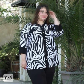 شومیز سایز بزرگ مدل شراره