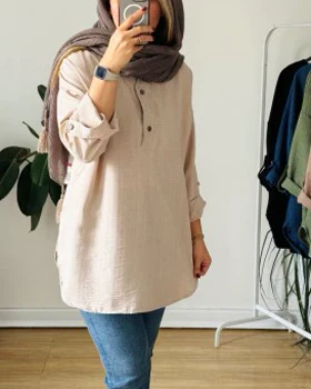 تونیک مانتویی دو دگمه