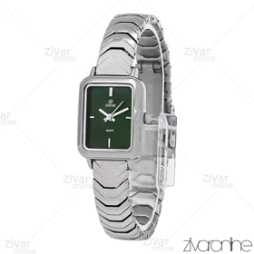 ساعت داتیس زنانه سیلور صفحه سبز 106915