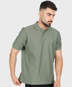 تیشرت یقه دار مردانه ساده 0596