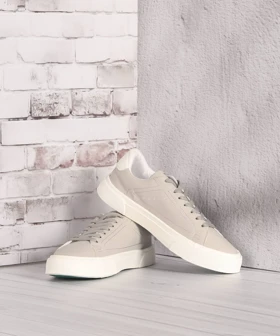 کفش ونس اسپرت طوسی روشن و سفید 1355