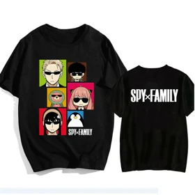 تیشرت Spy x Family | تیشرت جاسوس خانواده طرح اعضای خانواده یک جاسوس کد 125977