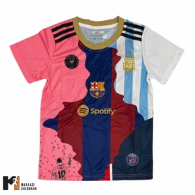 کیت فوتبالی بچه گانه منتخب مسی کد 2014745