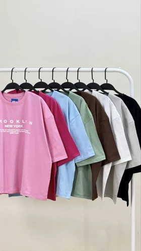 تیشرت باکسی بروکلین