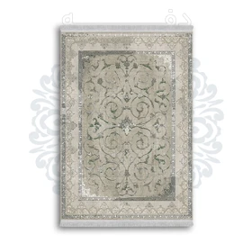 *جدید* فرشینه از جنس پارچه شانل مخمل ترک طرح فانتزی برند دفه کد 1078