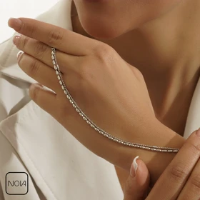 دستبند نقره کد 351245