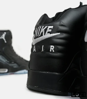 کفش کتانی ساق‌دار مردانه مشکی Nike air jordan 6