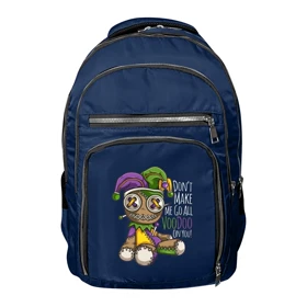 کوله پشتی طرح عروسک Voodoo Doll مدل S60553 (سرمه‌ای)