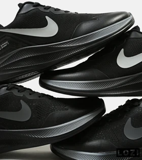 کفش کتانی مردانه و زنانه مشکی Nike air zoom مدل 4304