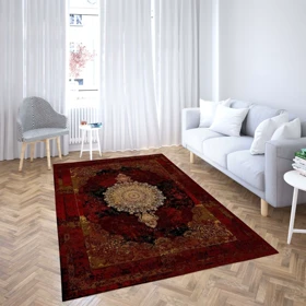 روفرشی کشدار پارچه هازان مخمل ترک طرح سنتی و مدرن برند دفه کد ULN 202