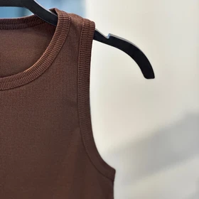 تاپ قواره داره قهو ه ای