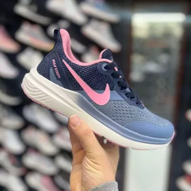 کفش راحتی زنانه نایکی مدل ایر زوم آبی صورتی