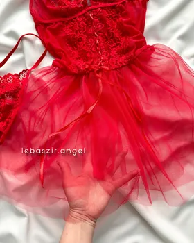 پیراهن عروسکی پشت بندی