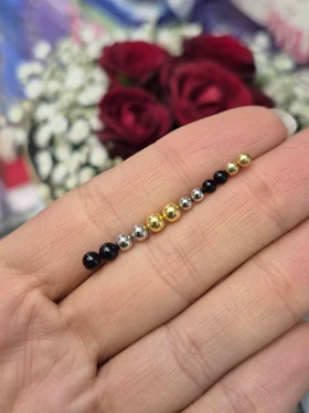 پیرسینگ توپی مگنتی فیک لب