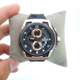 ساعت مچی مردانه نیوی فورس Naviforce NF8051 با بند رابر و 3 موتور فعال کرنوگراف