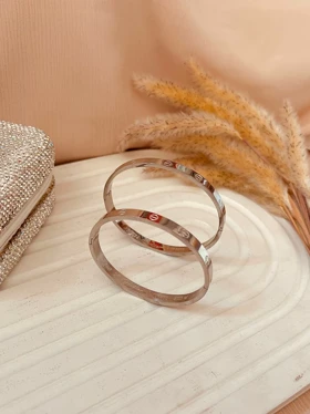 دستبند کارتیه عمری پهن