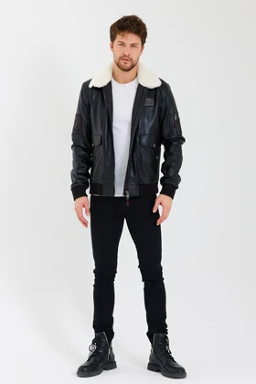 کت و کاپشن مردانه nero-leather-fur nero-leather-fur