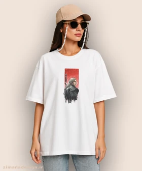 تیشرت لش مردانه و زنانه طرح ویچر شخصیت گرالت کد 923