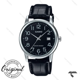 ساعت کاسیو MTP-V002L-1BU مردانه اورجینال نقره ای مشکی Casio-10397-G