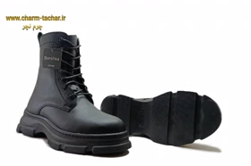 بوت برشکا مردانه بندی بغل زیپ‌دار