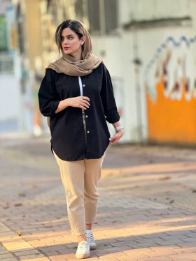 مانتو لینن نازلی