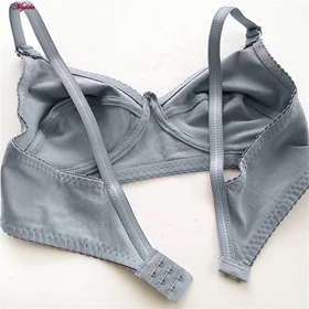 سوتین زنانه ماییلدا مدل بدون فنر کد 3400 رنگ طوسی