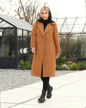 پالتو سایز بزرگ یقه انگلیسی کد 2352