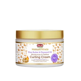 کرم فر کننده مو آفریکن پراید مدل Moisture Miracle Curl Cream مناسب انواع مو فر و مجعد حجم 425 میلی لیتر